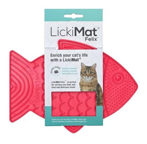 Imagen 2 de 4 de Lickimat Casper Alfombra De Lamer Gatos