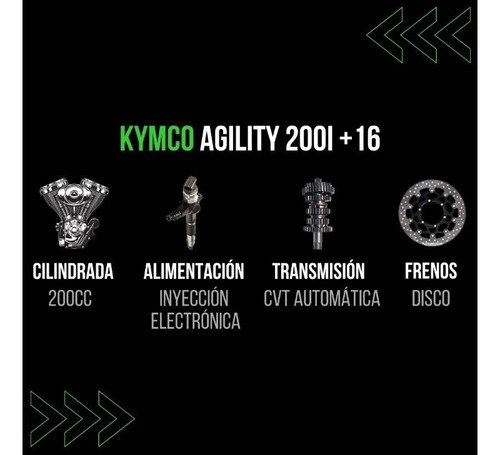 Imagen 15 de 16 de Kymco Agility City 200i +16 0km Automoto Lanús