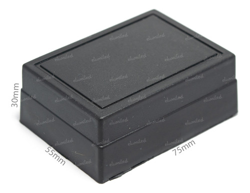 Caja Plastica Gabinete Electronica Arduino 75x55x29mm Negra