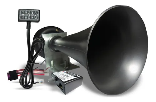Imagem 1 de 5 de Sirene De Viatura Policia, Bombeiro, Etc 6 Sons C/megafone
