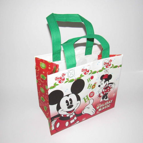 10 Bolsa Dulcero Navideño Disney Mickey Minnie Mouse Niños