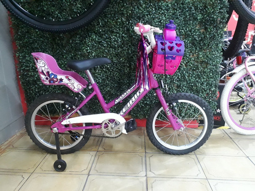Imagen 2 de 9 de Kit Para Bicicleta De Nena Del Rodado 12 Al 20 Canasto Silla