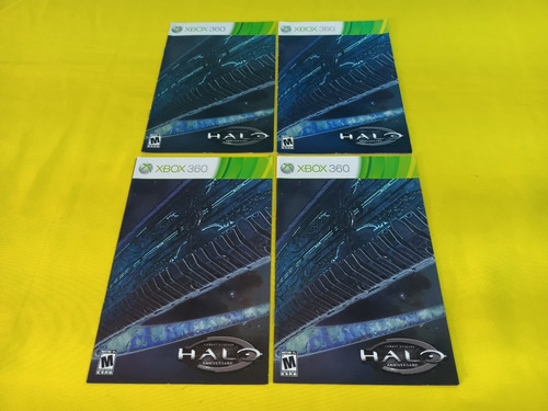 Manual Original Halo Combat Evolved Anniversary Xbox 360  