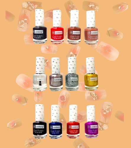 Esmalte Para Uñas 24 Colores Hermosos Secado Normal Multicolor