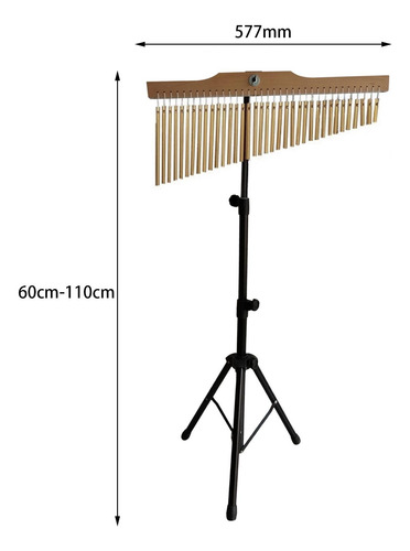 Campana De Viento De 36 Tonos, Campanas Musicales, Estilo A