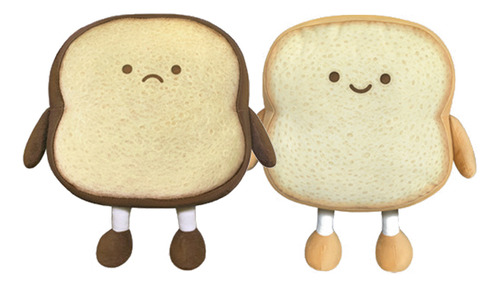 Almohada Para Muñecas Plush Bread Toy, 2 Unidades