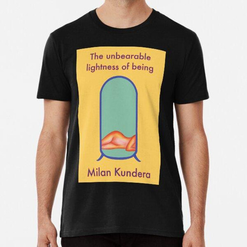 Remera Alternative Book Cover Milan Kundera Algodon Premium