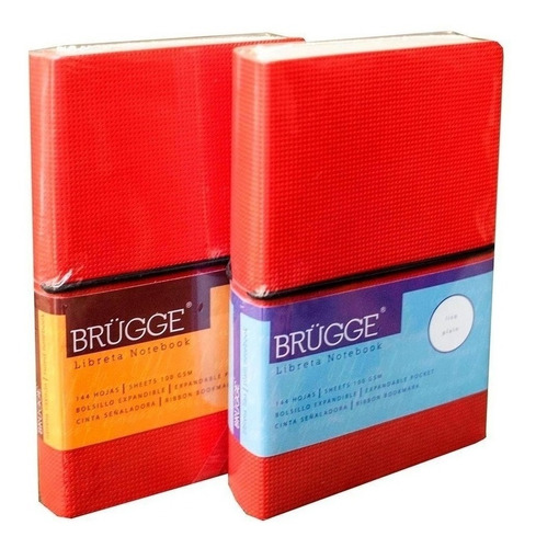 Libreta Brugge Innova Medium (rojo)