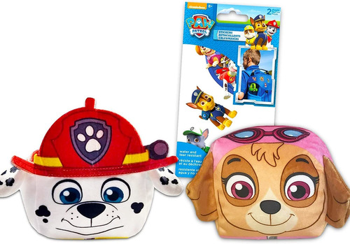 Paw Patrol - Juguetes De Almohada Para Niños (4 Pulgadas) Pa