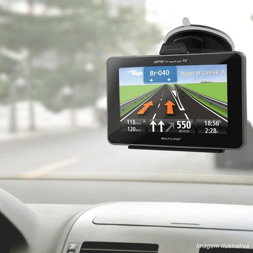 Gps Automotivo Multilaser 4.3'' Fm Tv Digital Lcd Tracker 3
