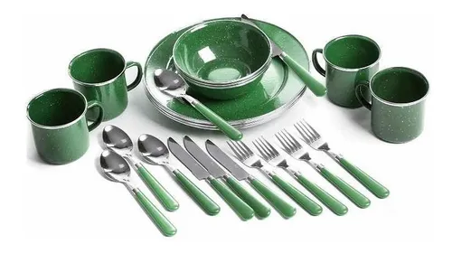 Vajilla Camping Stansport Enamel Tableware Env o Gratis Env o gratis
