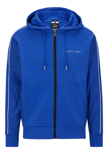 Chamarra Hugo Boss X Porsche Cotton Blend Zip Up Hoodie