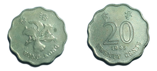 Moneda Hong Kong 20 Cents (Usado)