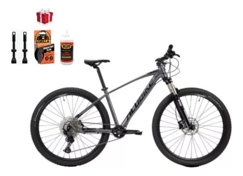 Bicicleta Alubike Xta 3.0 R29 18 12v Color Liquid silver