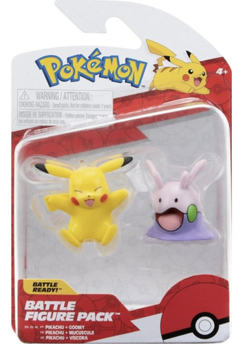 Pokemon Pikachu + Goomy Battle Figure Pack