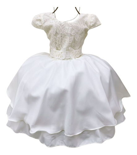 Vestido Moana, Girassol E Branco - Kit 3 Pelo Preço De 1