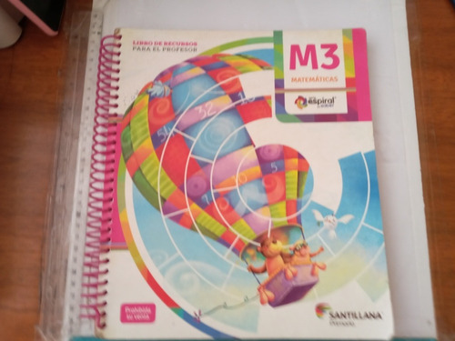 Matemáticas M3 Libro De Recursos Para El Profesor Santillana