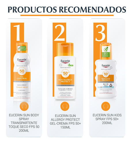 Eucerin Protector Solar Kids Fps 50+ Toque Seco X 200 Ml
