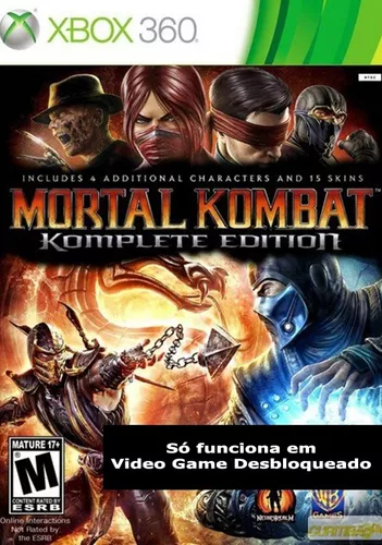 Mortal Kombat - Somente Para Xbox 360 Desbloqueado