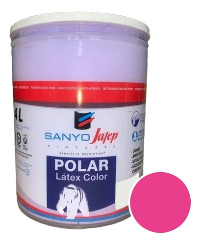 Latex Sanyo Int Ext Magenta Florida X 4lt - Caporaso