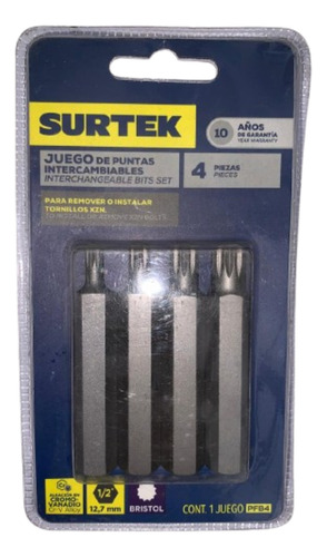 Juego De Puntas Intercambiables, Tornillos Xzn