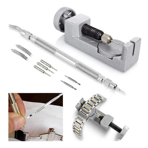 Kit Removedor De Eslabones De Reloj Herramienta De Banda De