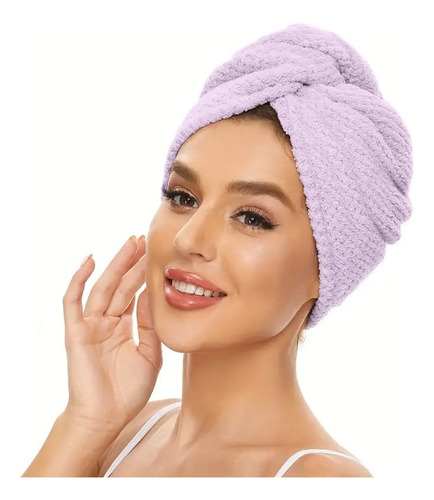 Toalla De Secado Para Cabello Tipo Turbante