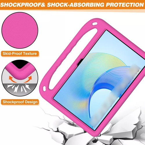 Capa Com Alça Vermelha Rosa Para Honor Pad X9/x8 Pro