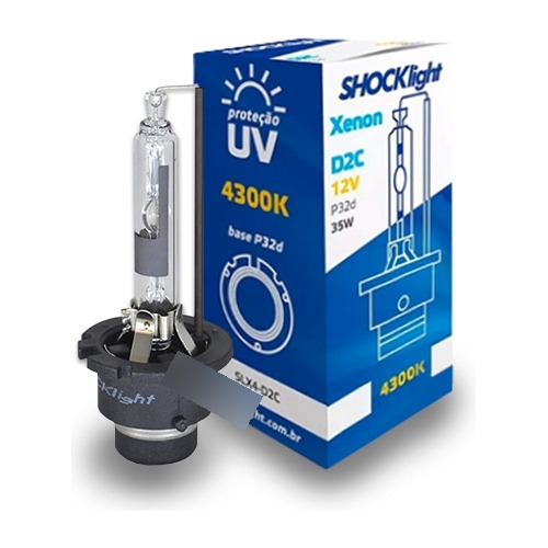 Lampada Xenôn Shocklight Uni D4r 35w 4300k 1600 Lumens 12v