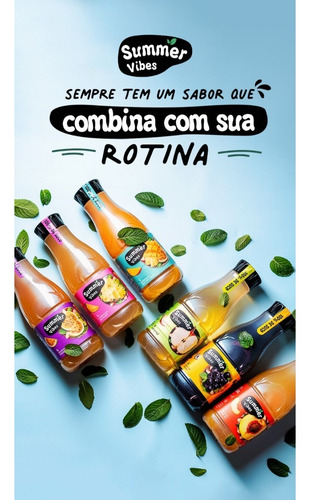 Suco Uva Tinto E Maçã Summer Vibes 300 Ml Sem Açucar
