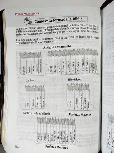 Imagen 9 de 9 de Biblia Letra Gigante Rvr1960 Imitación Café, Cierre E Índice