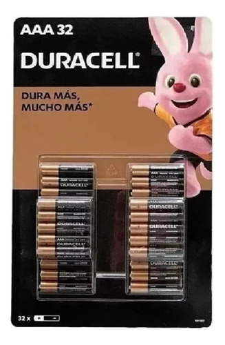 Pila Aaa Duracell Alcalina Pack De 32 Pzs Pila Triple A Em