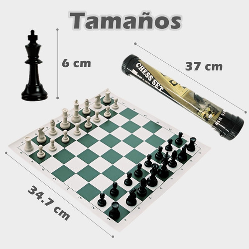 Juego Ajedrez Profesional, Juegos De Mesa Plegable Portátil