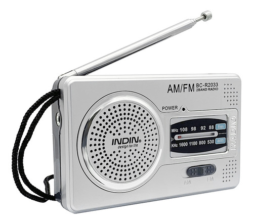 Radio Set Am Pocket Con Antena De Radio Jack Y Altavoz