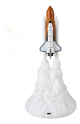 Lámpara De Lanzamiento De Cohetes Impresa En 3d, 21 Cm, Crea