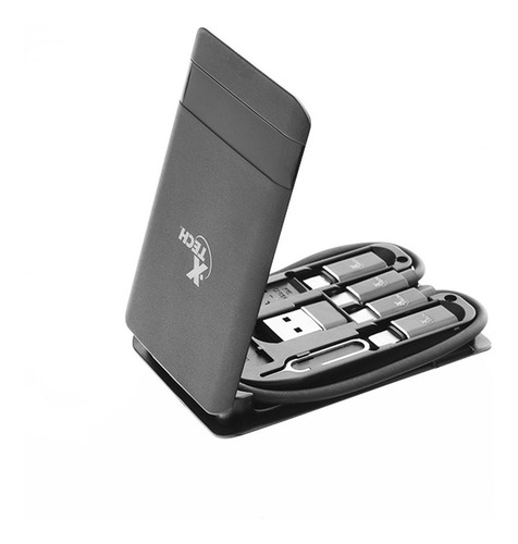 Cargador Viajero Xtech Xtc570 Cable Usb-c Lightning Microusb