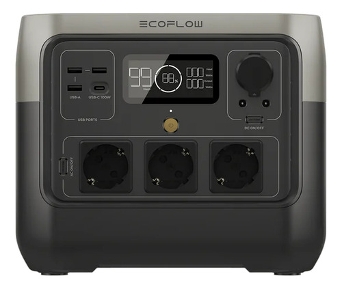 Estacion Energia 800w Generador Solar Starlink Ecoflow River