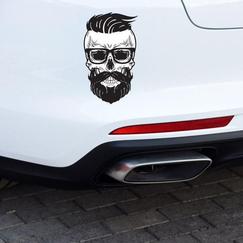 Calcomanías De Coche Con Calavera De Terror Calcomanías De M