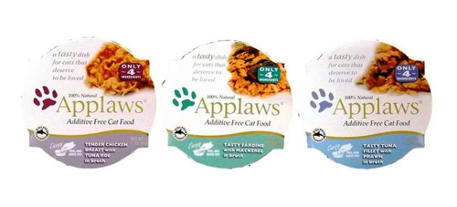 Additive Free 100% Natural Food For Cats 3 Flavor Varie...