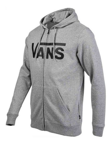 Canguro Vans Classic Full Zip Gris Original