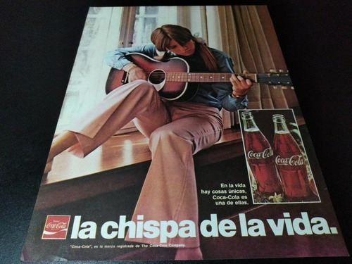 (pb439) Publicidad Clipping Gaseosa Coca Cola * 1972