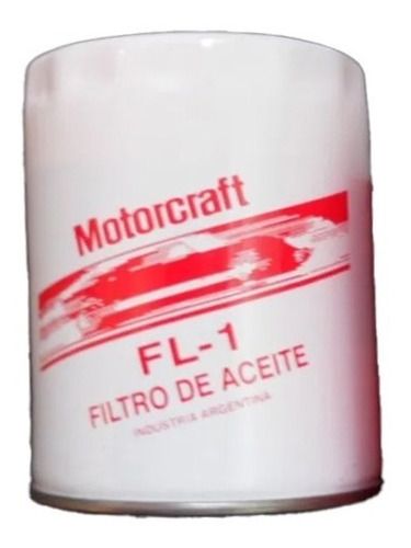 Filtro De Aceite Motorcraft De Ford F-100 6 Cil Nº Fl-1