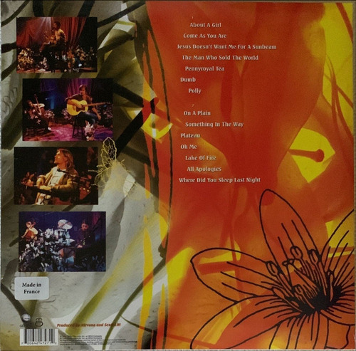 Nirvana Unplugged Mtv In New York Made In France 2012