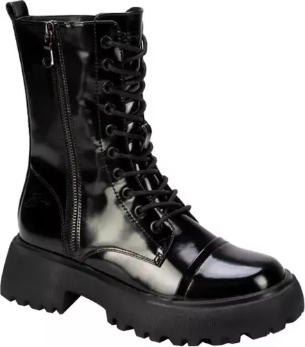 Bota Militar De Mujer Goodyear Negra De Calidad!