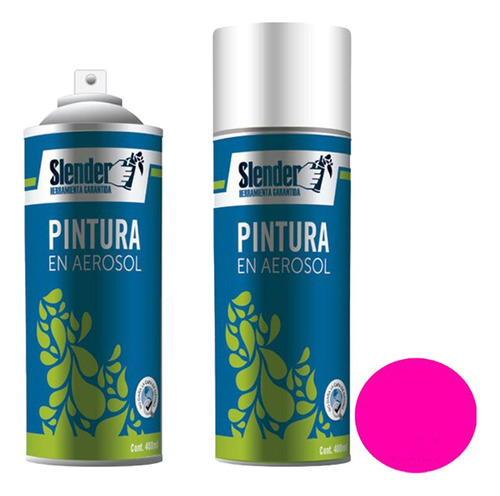 Pintura En Aerosol Spray Rosado Fluo 400ml