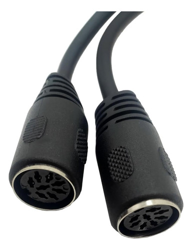 Traovien Midi Cable Din Cotón De 8 Pines 1 Male A 2 Splitter