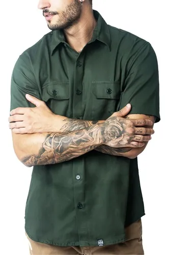 Camisa Militar Masculina MercadoLivre