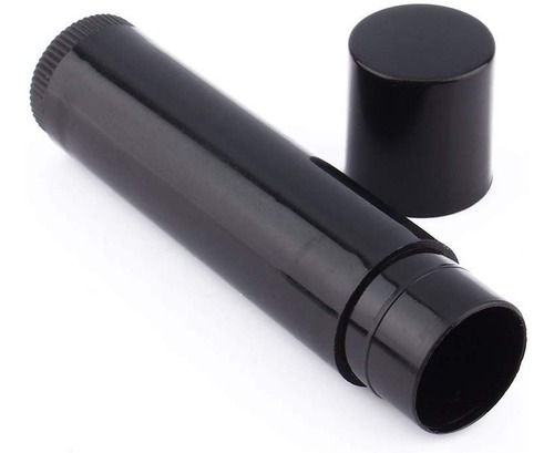 Tubo Envase Balsamo Labial Vacio. 750 Pzs Negro