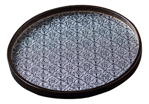 Bandeja Para Servir Con Flores De 30 Cm X 30 Cm X 2,4 Cm