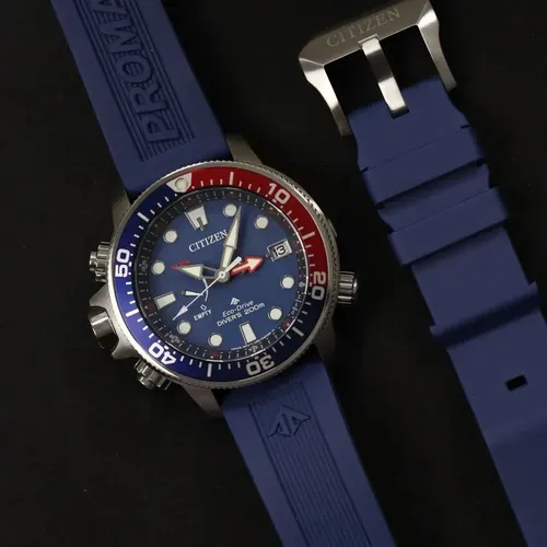 Relógio de pulso Citizen BN2036-14E com corria de borracha cor